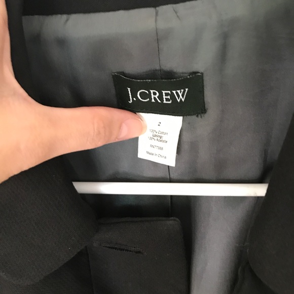 JCREW Ruffle Gamine Coat - Picture 7 of 9